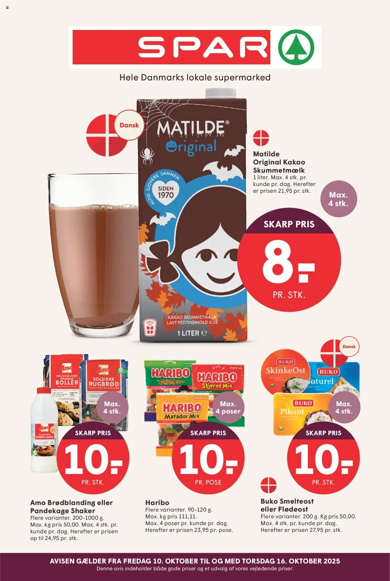 Spar - Tilbudsavis - side 1- gyldig fra 10/10/2025
