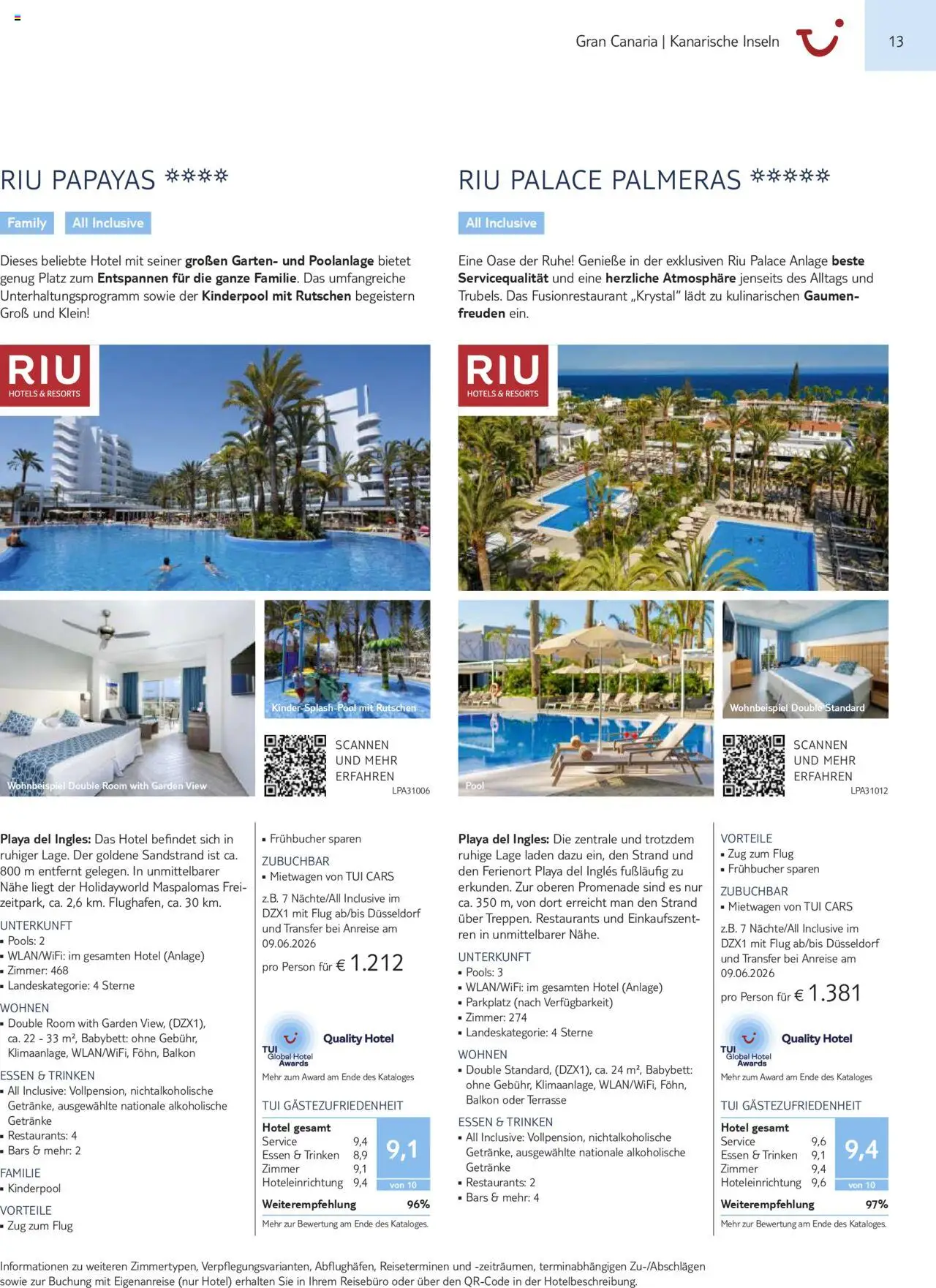 TUI Prospekt Kanaren, Kapverden & Senegal 2025/26	  - Seite 13 - gültig ab 01.11.2025