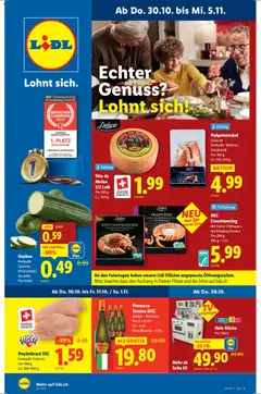 Vorschau Lidl Aktionen gültig ab 30.10.2025