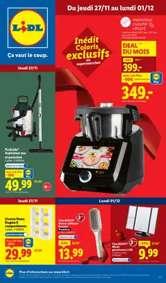 Aperçu LIDL Offre Black Friday valable à partir du 27/11/2025
