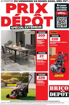 Aperçu Brico Dépôt catalogue valable à partir du 20/03/2026