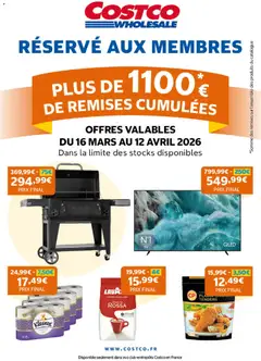 Aperçu Costco catalogue valable à partir du 16/03/2026