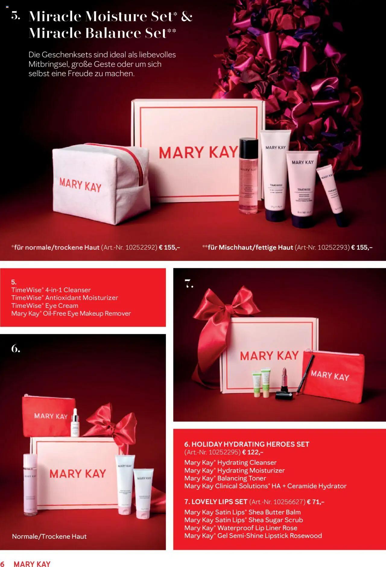 Mary Kay  Weihnachtsbroschüre - Seite 6 - gültig ab 30.09.2025