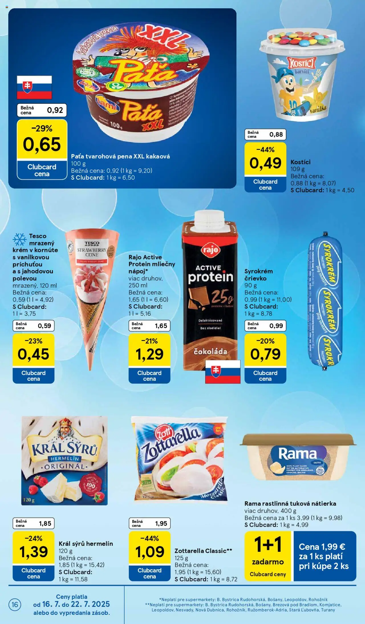 Tesco Supermarket - leták - strana 16- platný od 16.07.2025