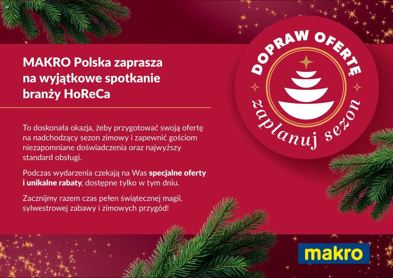 Makro Gazetka - Zaproszenie na wydarzenie Dopraw ofertę Poznań - strona 1- ważny od 23.10.2025