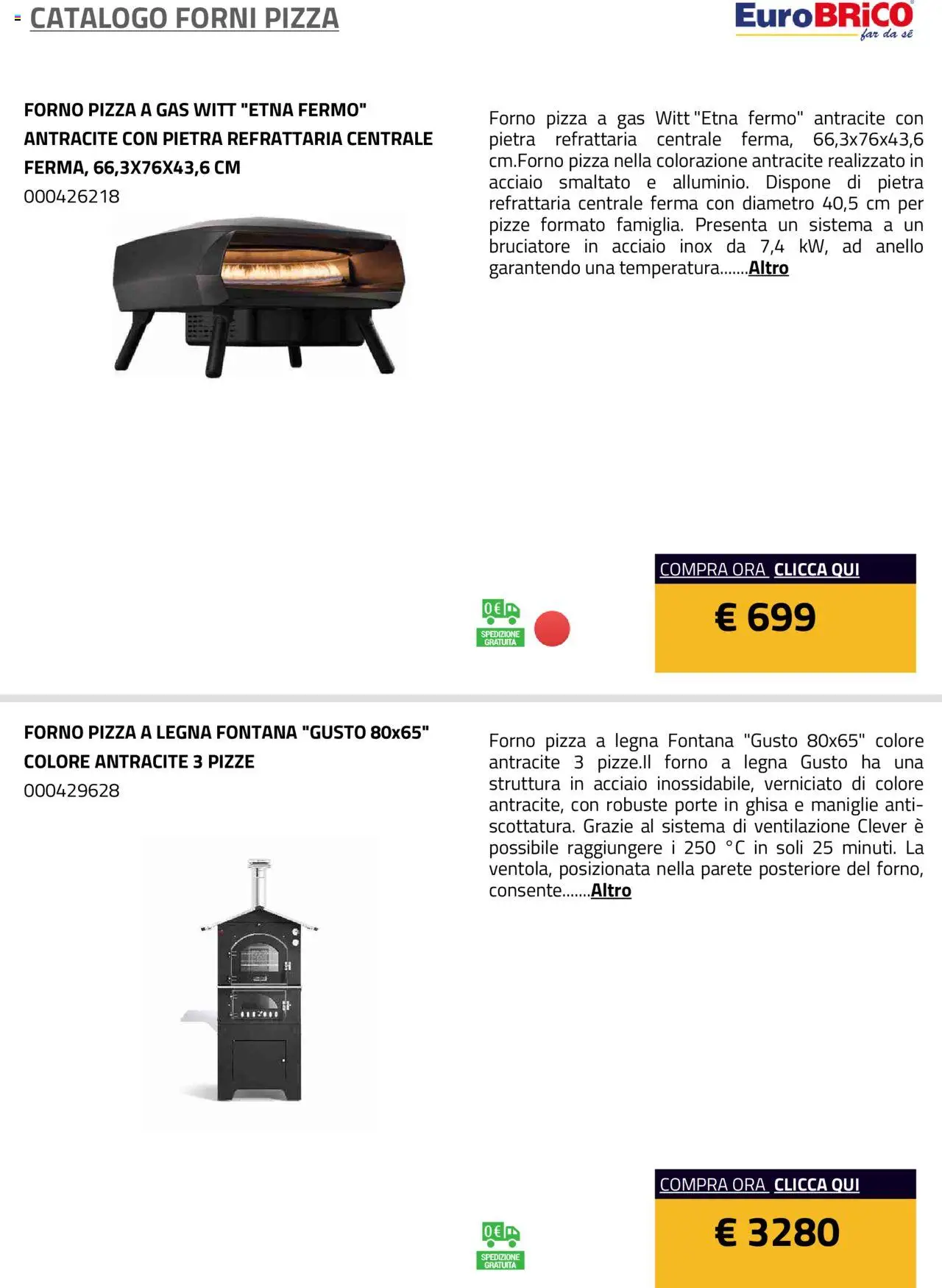 Eurobrico Forni Pizza catalogo - pagina 13 - valido dal 23/07/2025