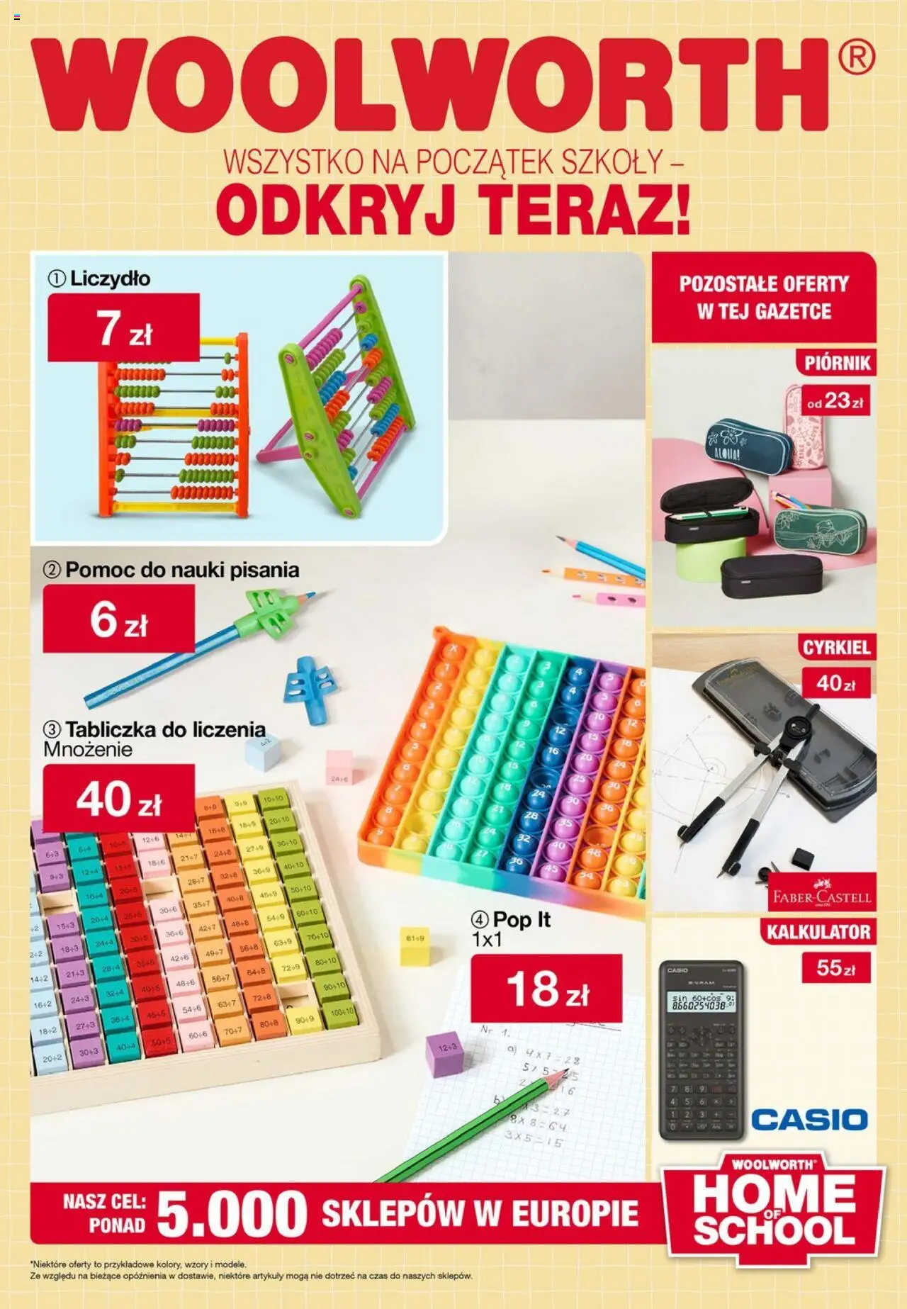 Woolworth Gazetka - Powrót do szkoły - strona 1- ważny od 22.08.2025