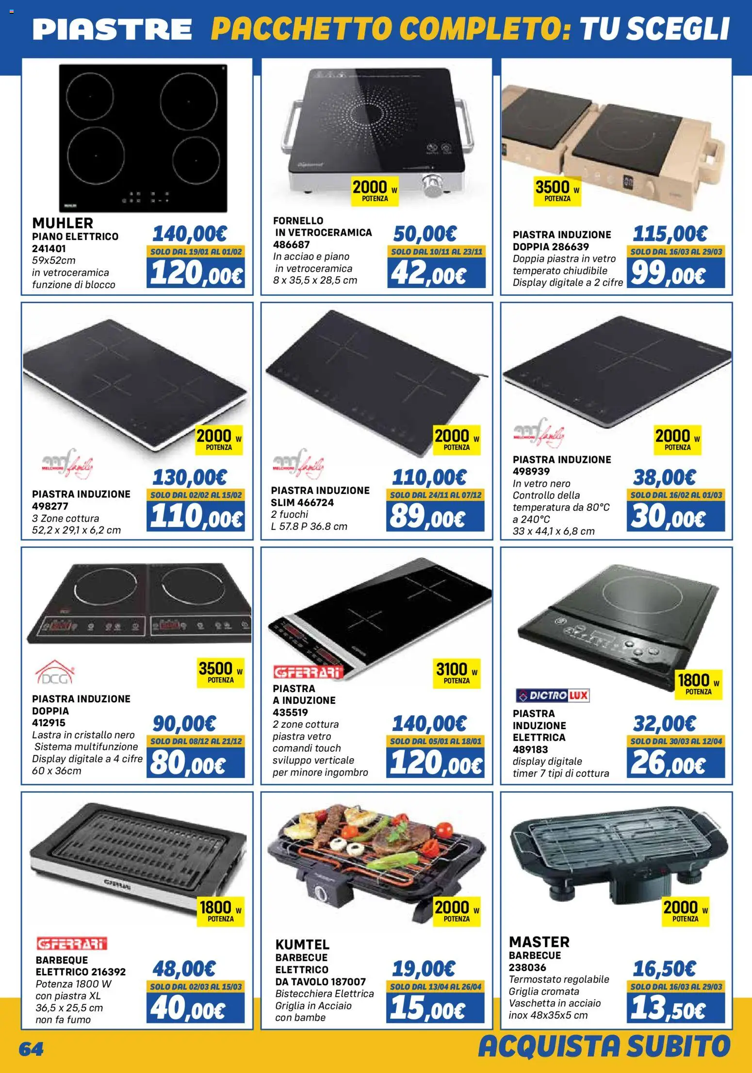 Orizzonte Elettrodomestici catalogo - pagina 64 - valido dal 01/11/2025