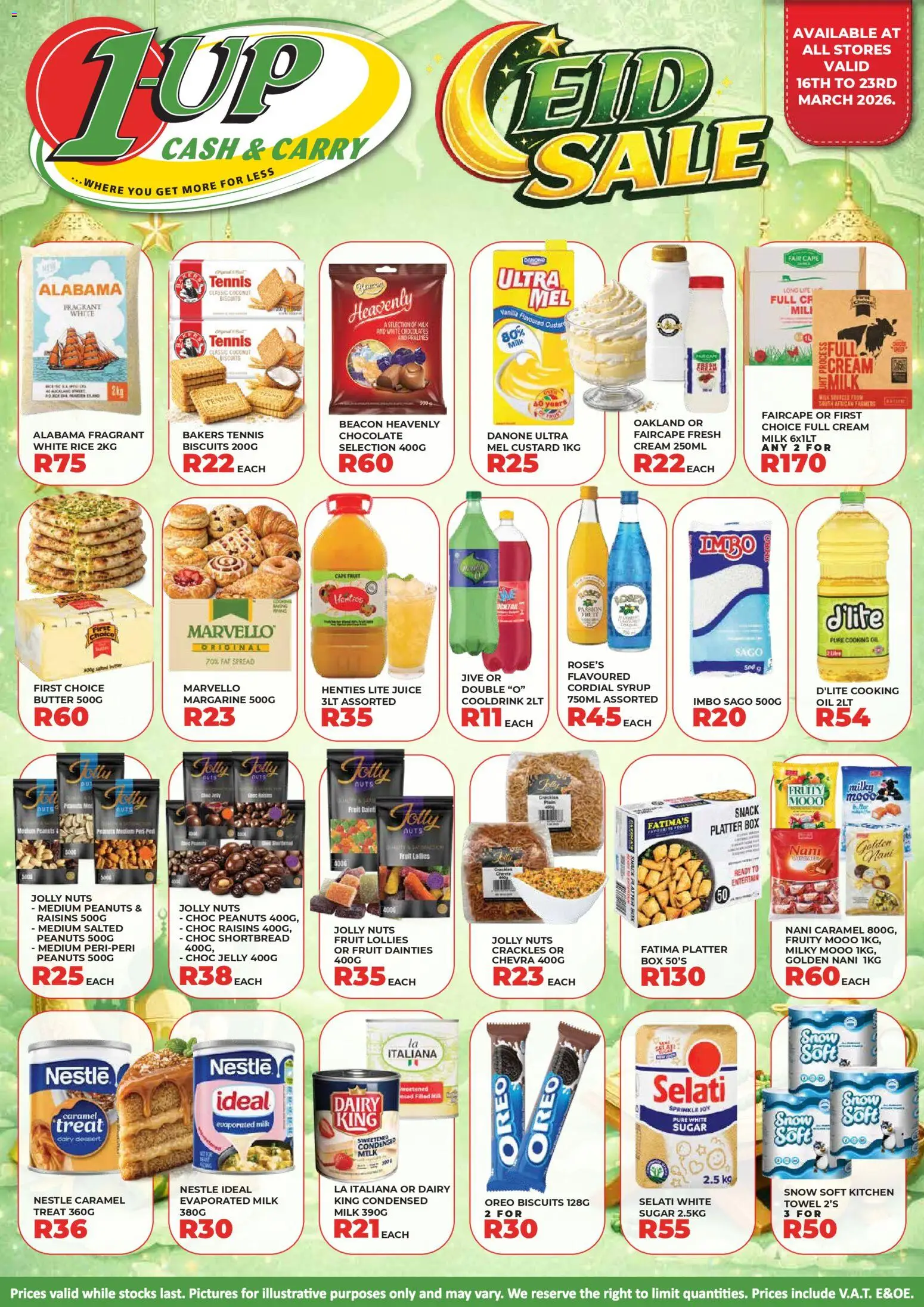 1UP Cash & Carry Eid Specials - page 1- valid from 16/03/2026