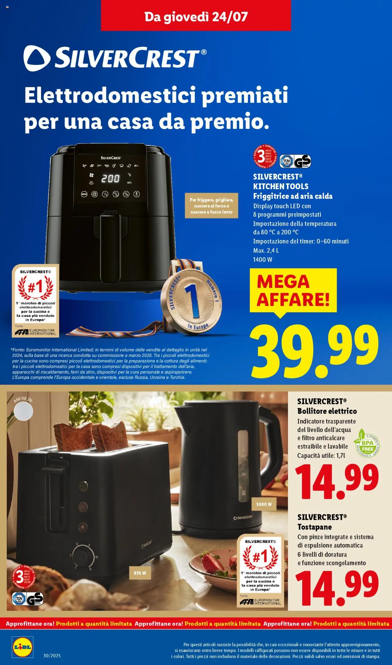 Volantino Lidl	 - pagina 44 - valido dal 21/07/2025