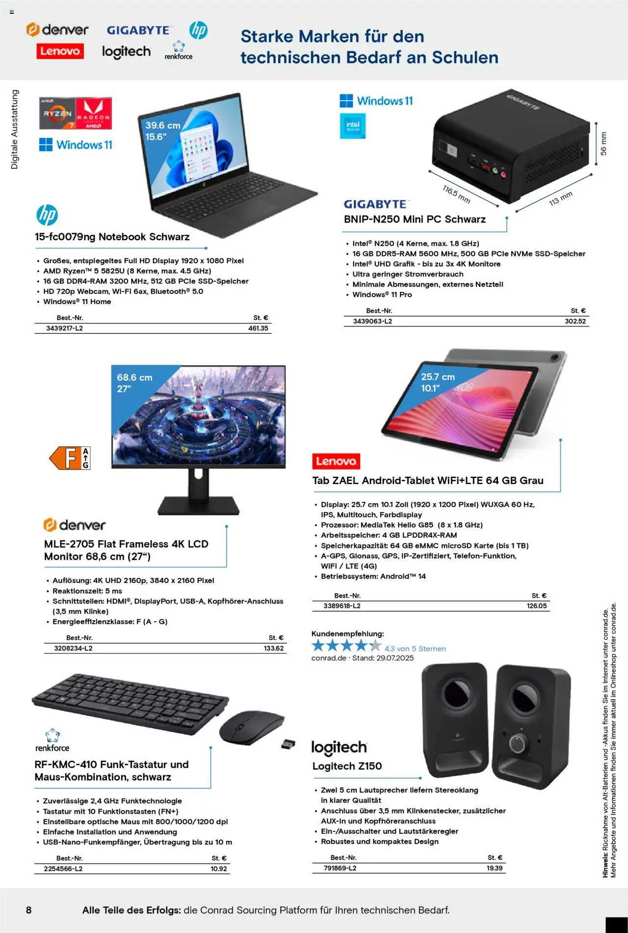 Conrad Education Katalog - Seite 8 - gültig ab 01.01.2025