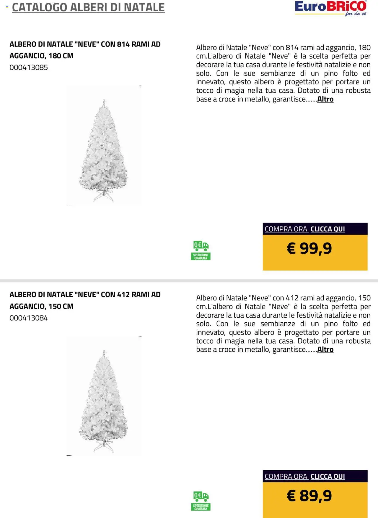 Eurobrico Alberi di Natale catalogo - pagina 11 - valido dal 23/07/2025