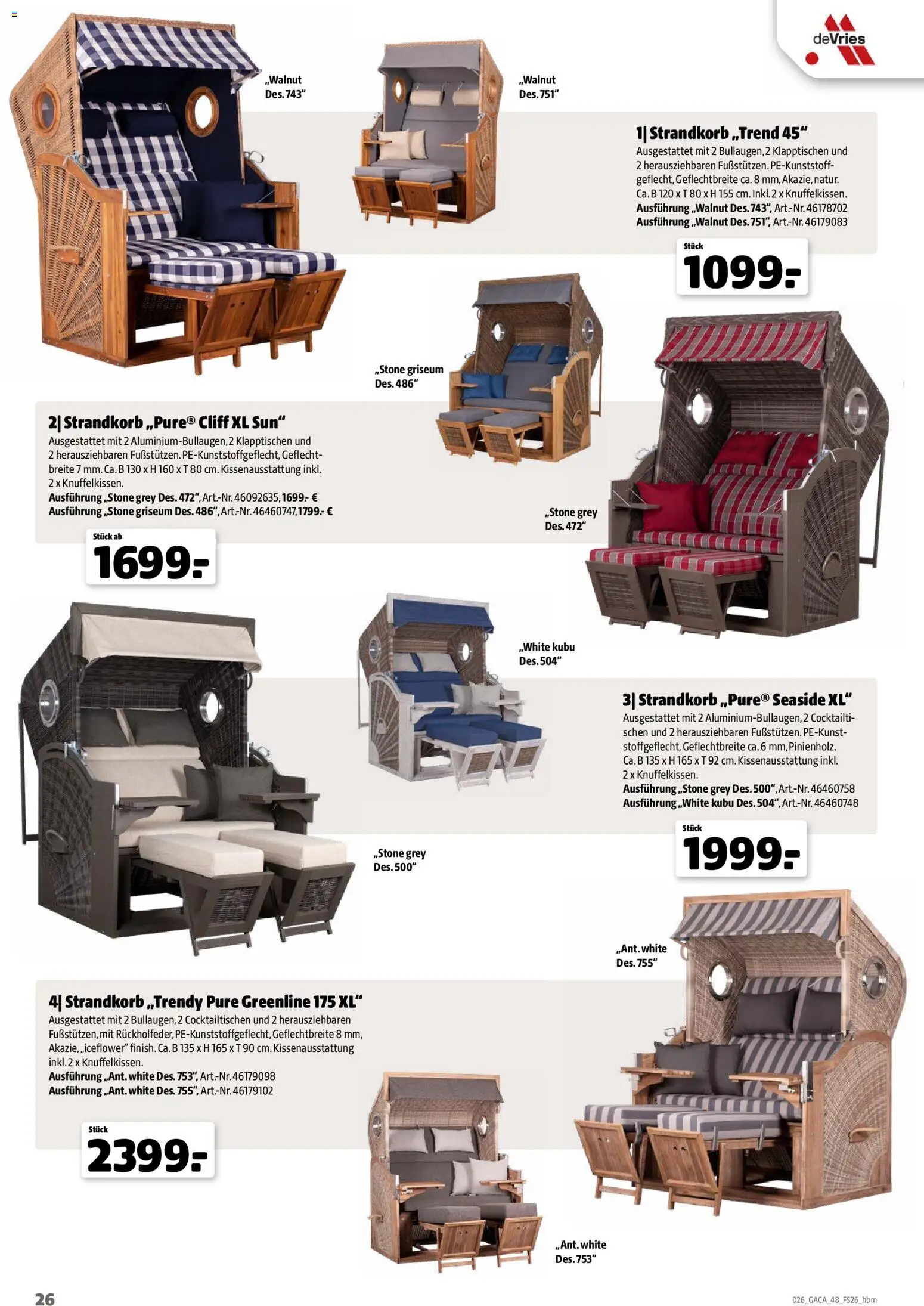 Hagebau Gartenmöbelsortiment - Seite 26 - gültig ab 02.03.2026