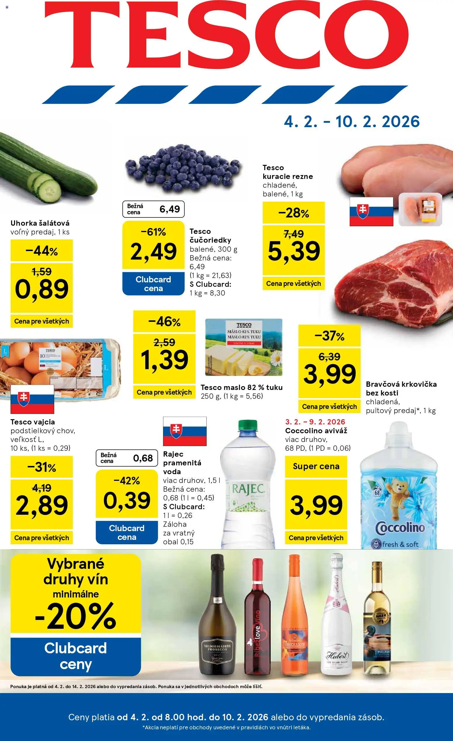 Tesco Hypermarket - leták - strana 1- platný od 04.02.2026