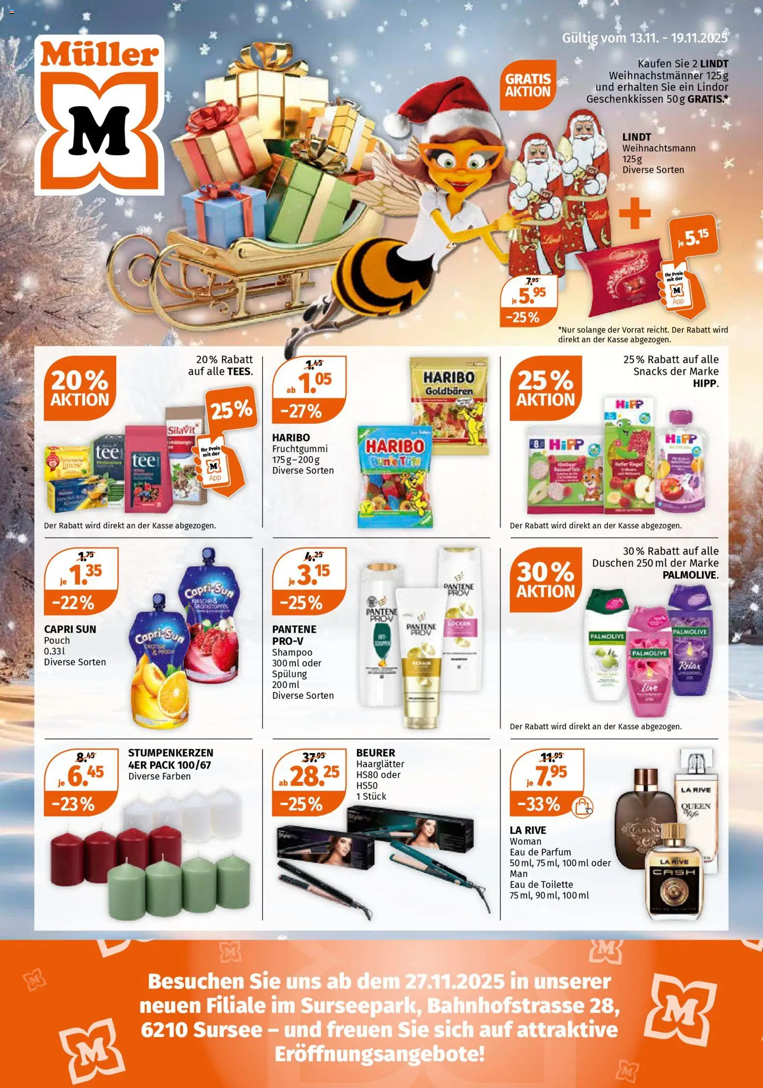 Müller Aktionen - Seite 1- gültig ab 13.11.2025