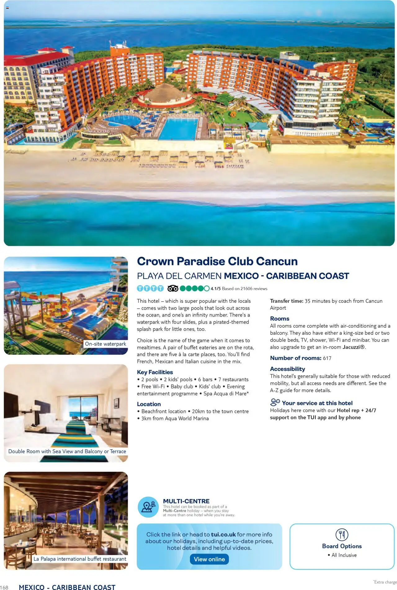 TUI - Mexico & Caribbean JULY EDITION NOVEMBER 2025 – APRIL 2027 - page 168- valid from 01/11/2025