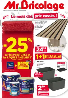 Mr Bricolage folder / publicité geldig vanaf 06/01/2026