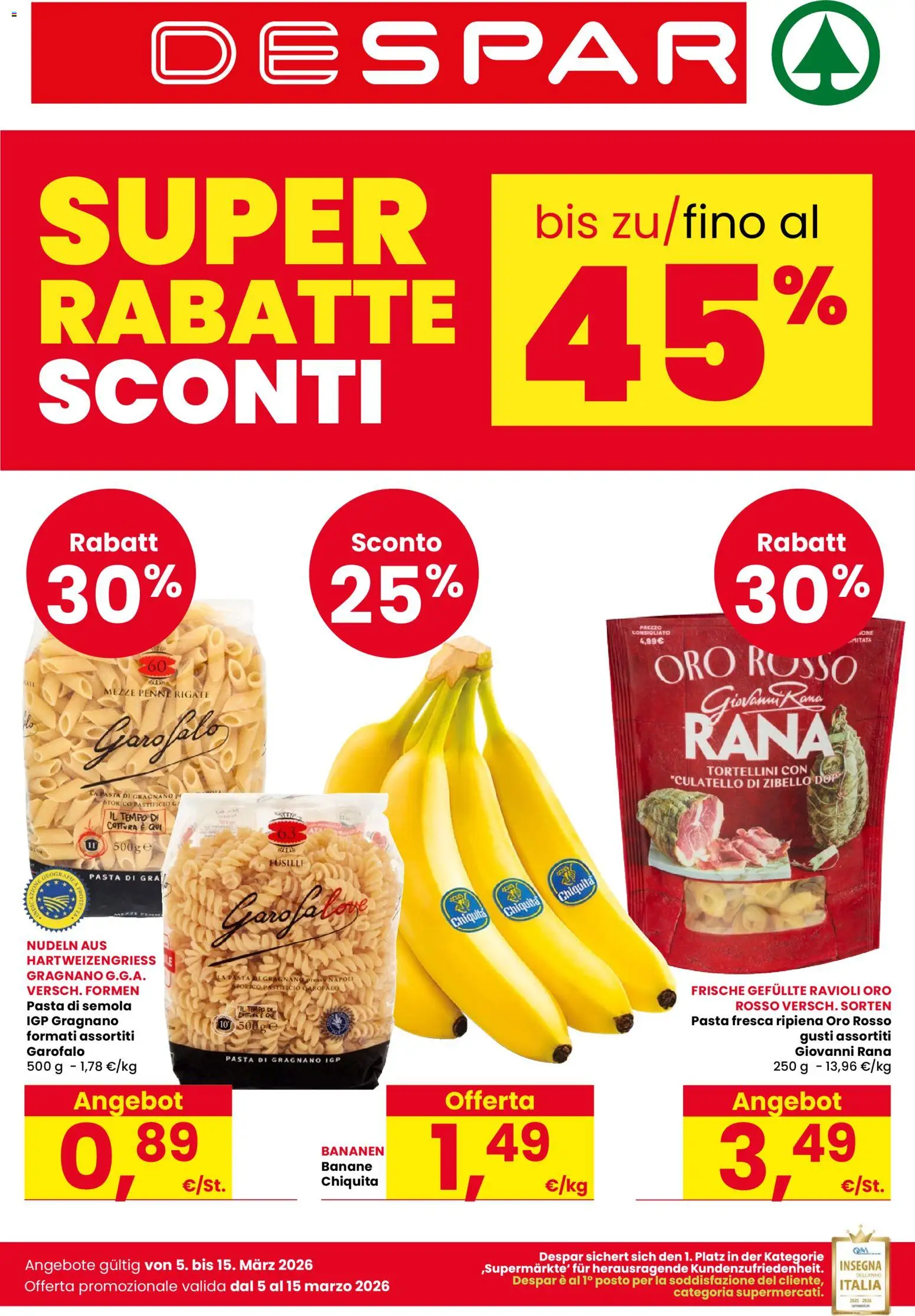 Despar volantino Bolzano - pagina 1 - valido dal 05/03/2026