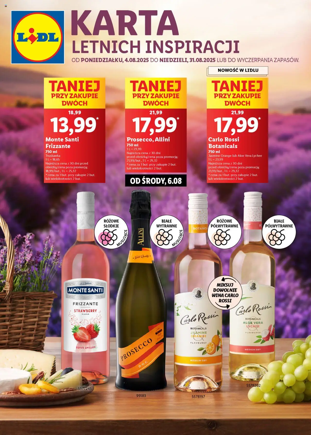 Lidl Katalog karta win - strona 1- ważny od 04.08.2025