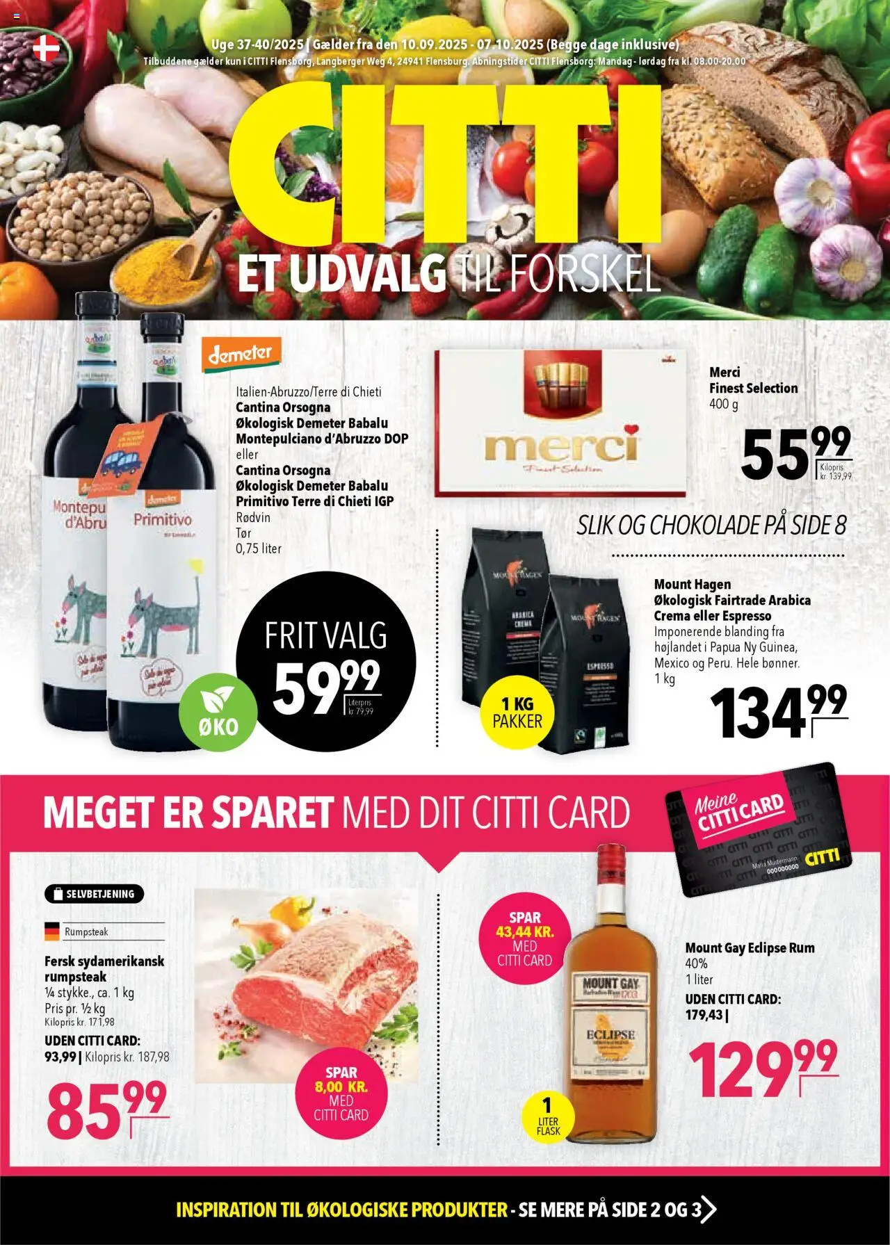 CITTI Markt Dänemark-Werbung - Seite 1 - gültig ab 10.09.2025