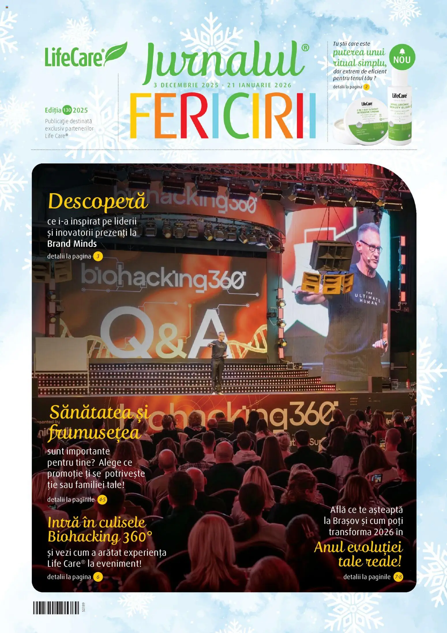 Life Care catalog - Jurnalul Fericirii Decembrie/Ianuarie - pagina 1- valabil de la 03.12.2025