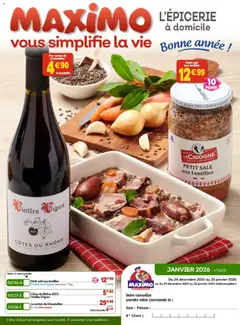 Aperçu Maximo catalogue epicerie valable à partir du 24/12/2025