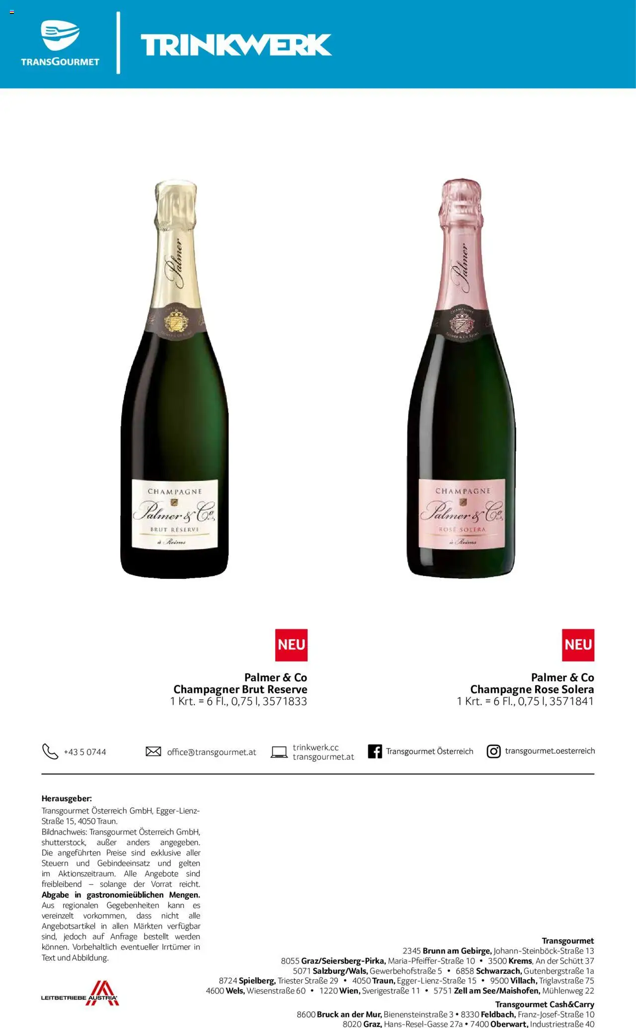 Transgourmet Highlight-Folder Champagner - page 20- valid from 09.04.2024