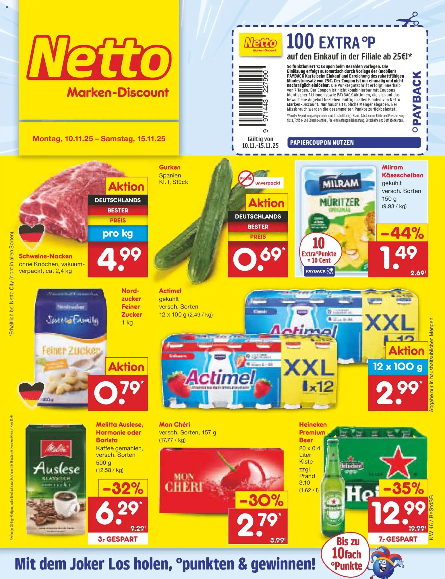 Netto Marken-Discount Prospekt 	 - Seite 1 - gültig ab 10.11.2025