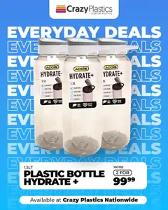Preview Crazy Plastics Everyday Deals valid from 29/07/2025