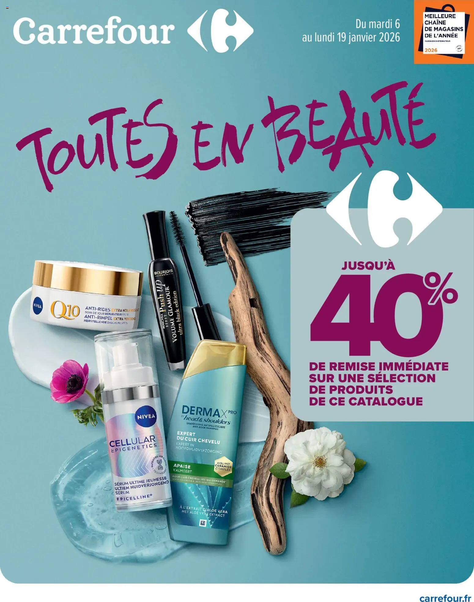 Carrefour Toutes en beauté - page 1 - valable à partir du 06/01/2026