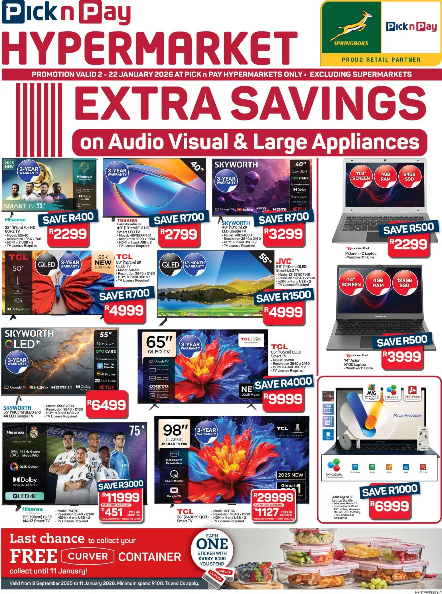 Pick n Pay - Hypermarket Audio & Visual Specials - page 1- valid from 02/01/2026