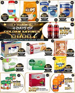 Preview Take n Pay Specials valid from 16/03/2026