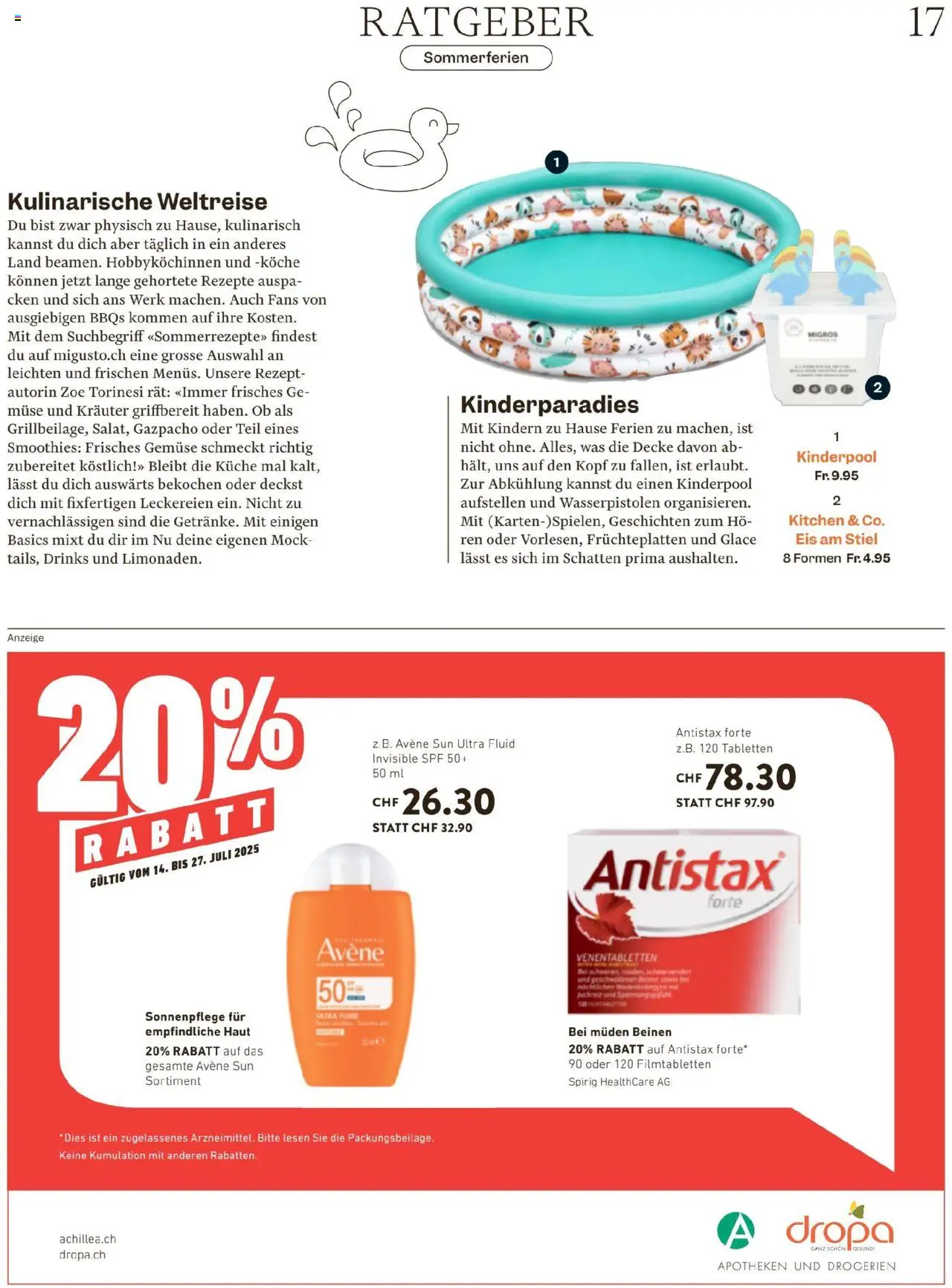 Migros Magazin  - Seite 17- gültig ab 15.07.2025