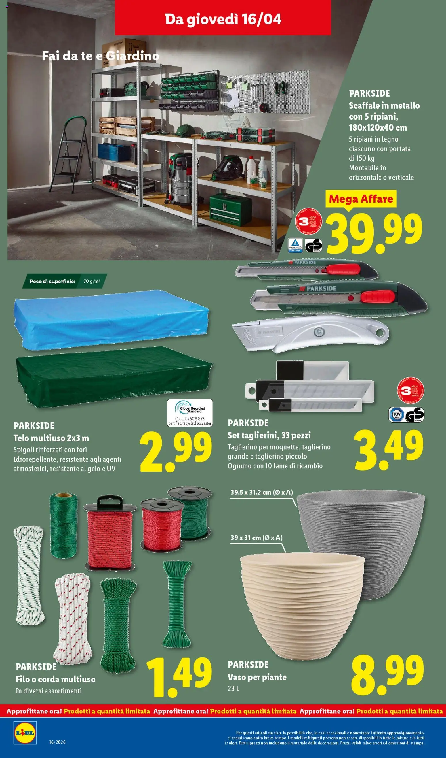 Lidl volantino - pagina 22 - valido dal 16/04/2026