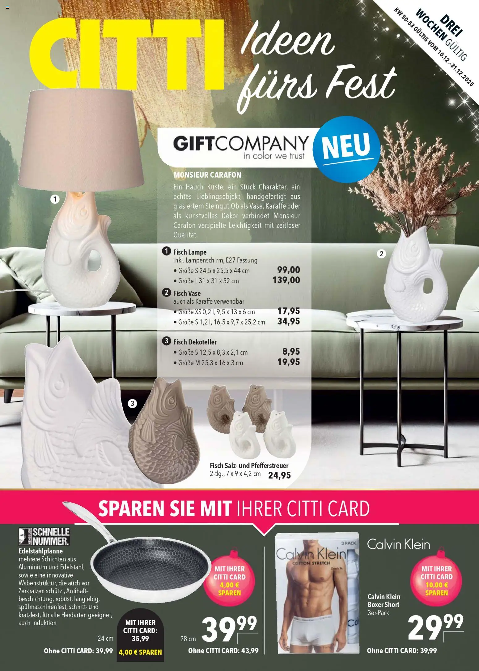 CITTI Markt - Ideen fürs Fest - Seite 1 - gültig ab 10.12.2025