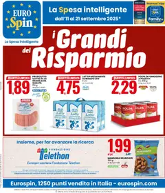 Anteprima Volantino Eurospin	 valida dal 11/09/2025