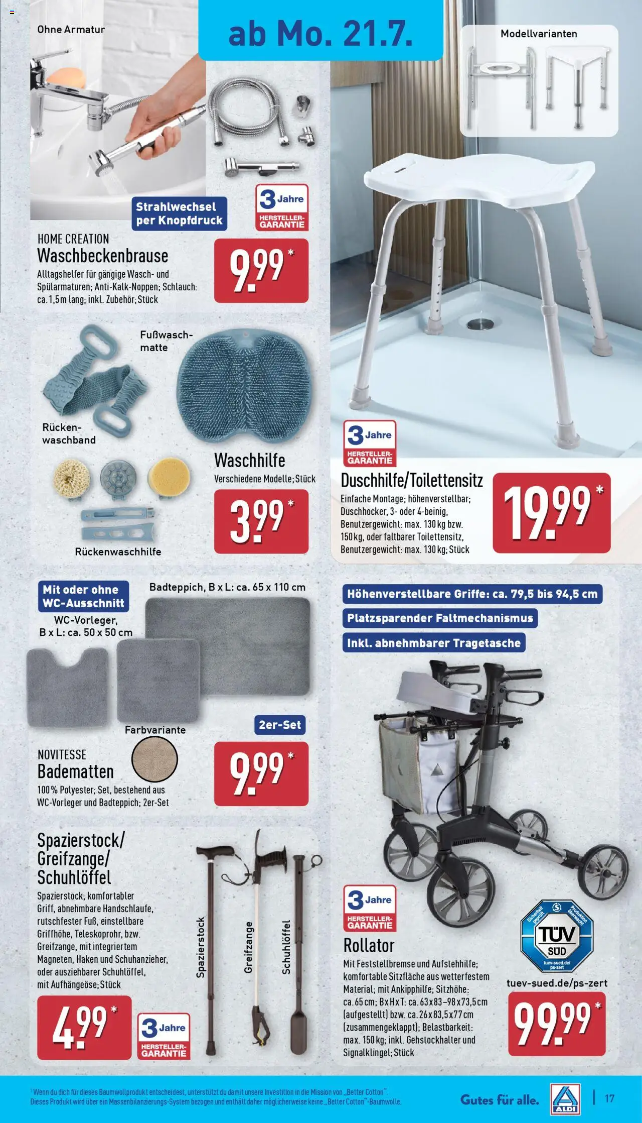 Aldi Prospekt 	 - Seite 17 - gültig ab 21.07.2025