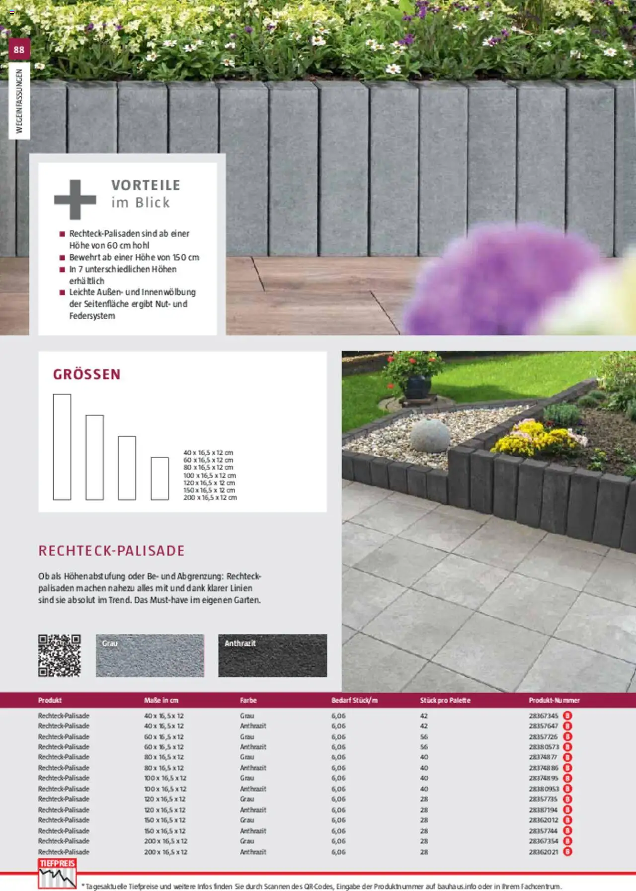 Bauhaus Gartenbaumaterialien 2025 - Seite 88- gültig ab 11.03.2025