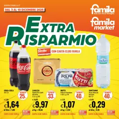 Anteprima Famila Extra Risparmio catalogo valida dal 03/12/2025
