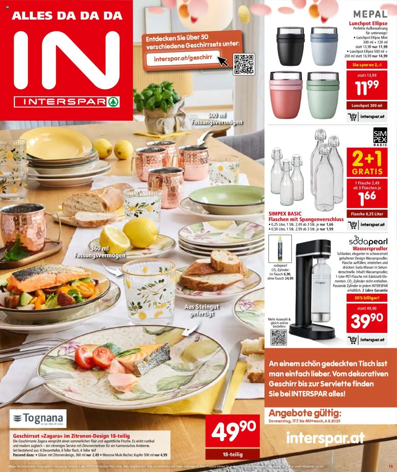 Interspar Flugblatt - Wien - Seite 15- gültig ab 17.07.2025