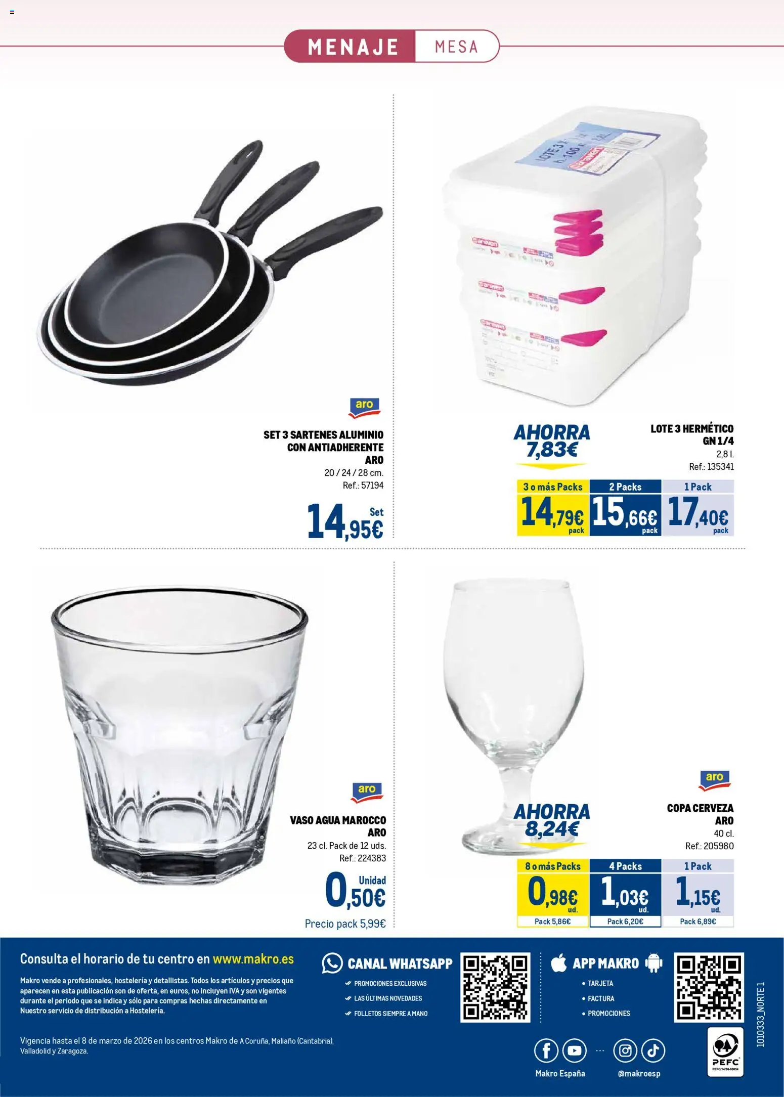 Makro - Suministros hosteleria y limpieza Norte - Página de 16 - Válido desde 04/02/2026