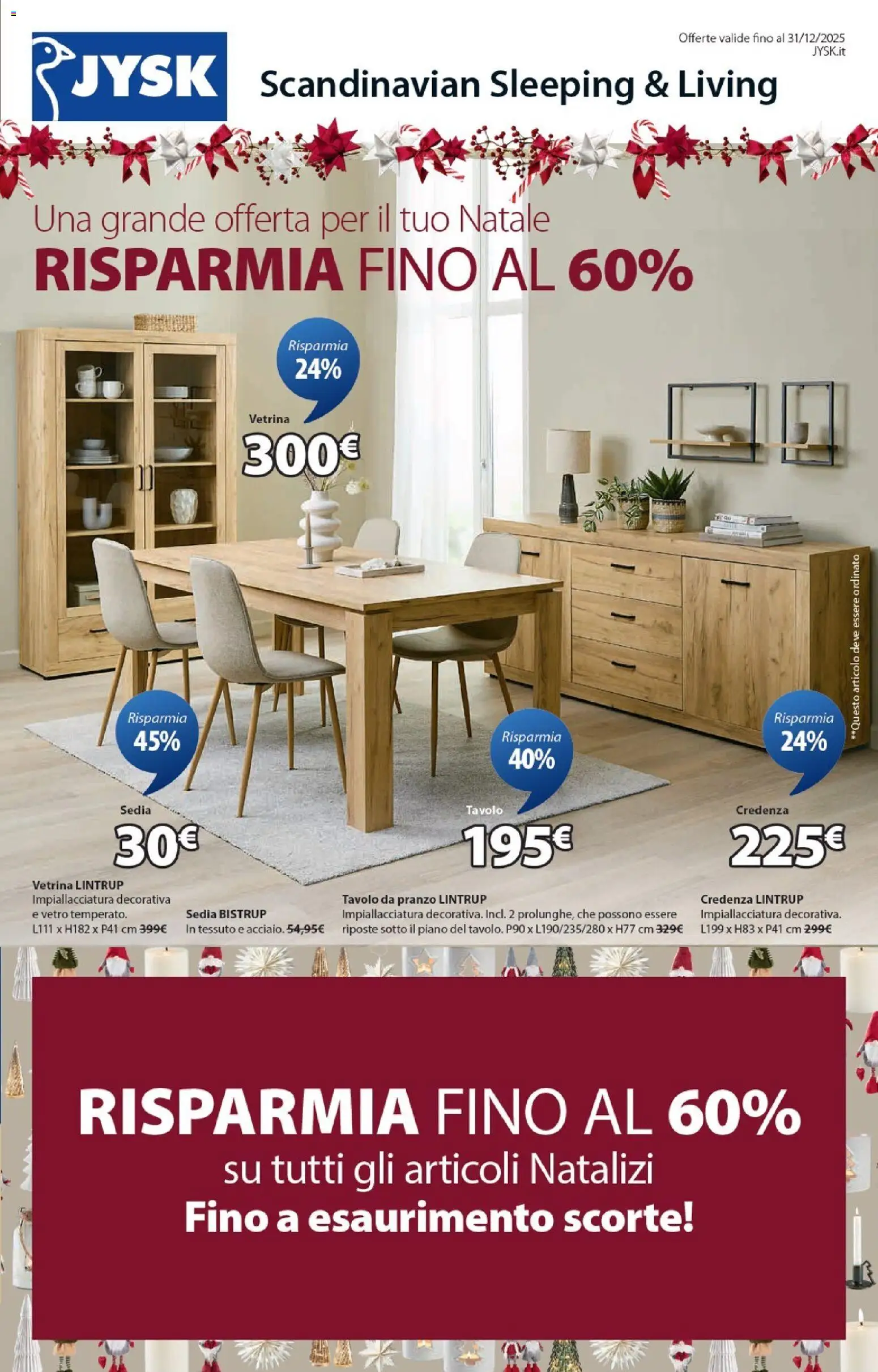 JYSK Risparmia fino al 60% catalogo - pagina 1 - valido dal 11/12/2025