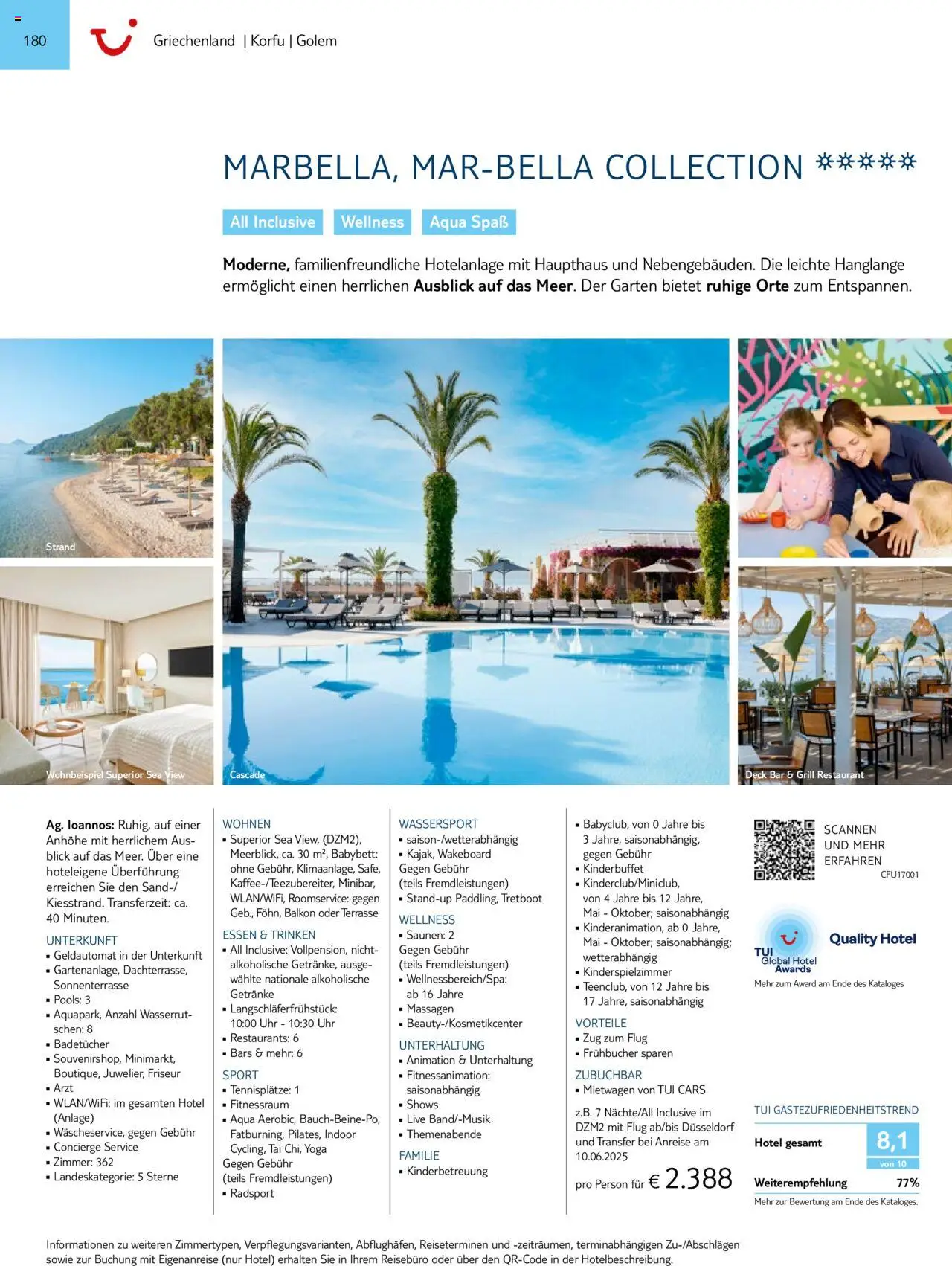 TUI  Südeuropa & Nordafrika 2025/26 - Seite 180 - gültig ab 01.01.2025