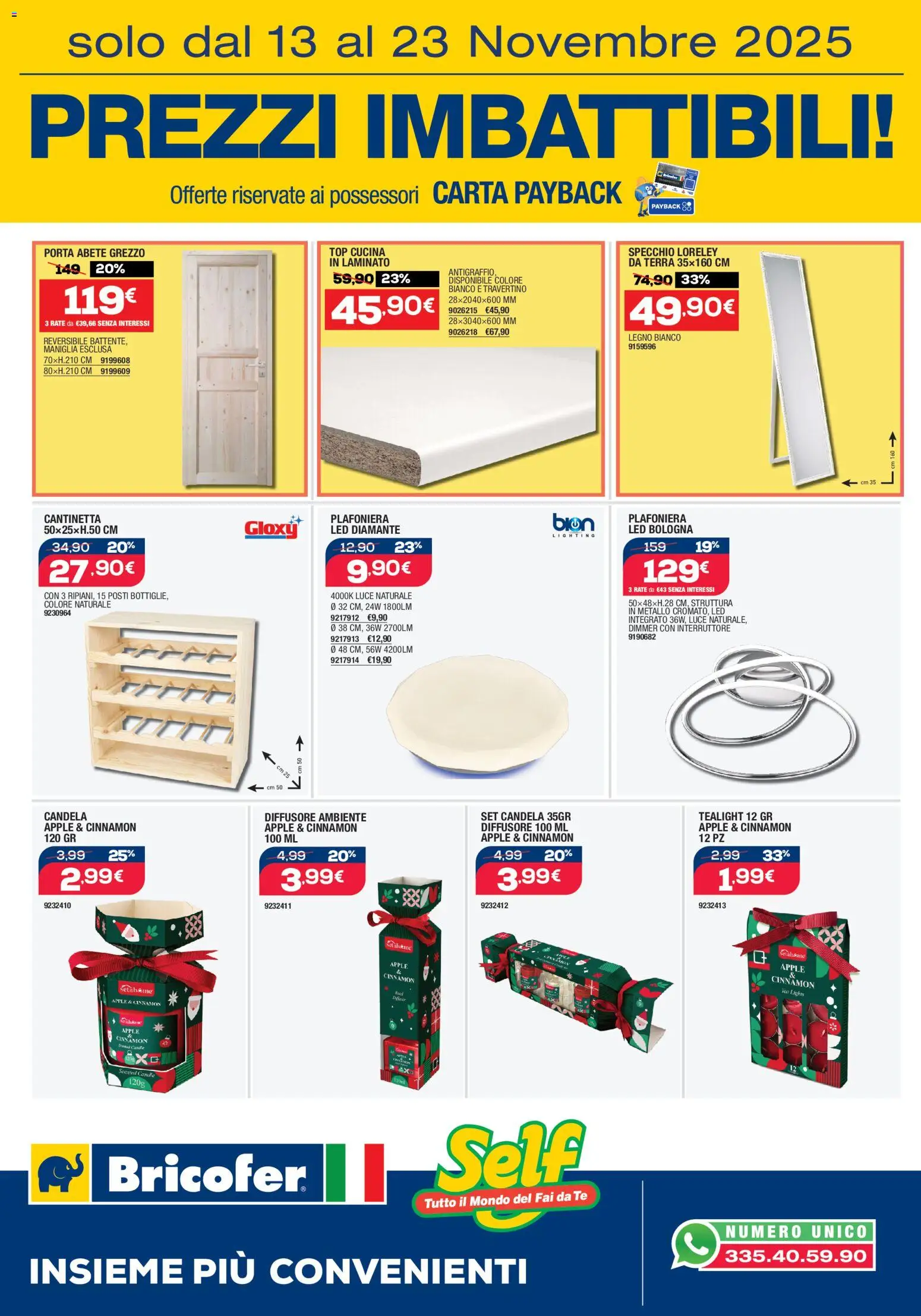 Online Catalogo Self - pagina 1 - valido dal 13/11/2025