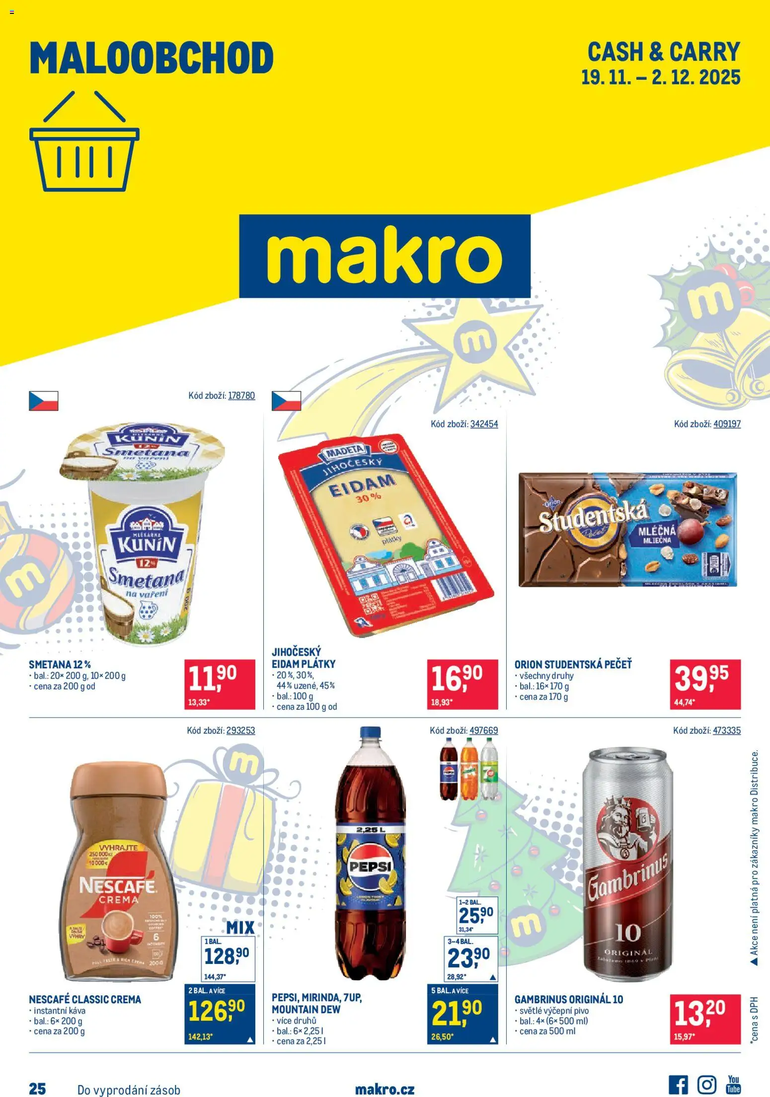 Makro leták - Maloobchod - strana 1- platný od 19.11.2025