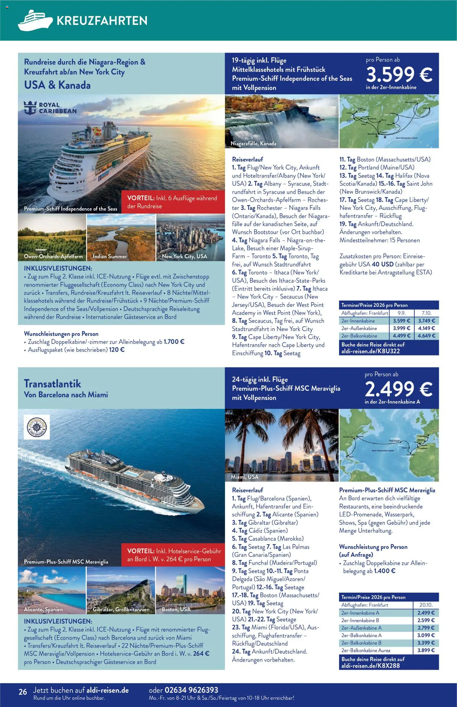 Aldi Reisen Prospekt 	 - Seite 26 - gültig ab 01.03.2026