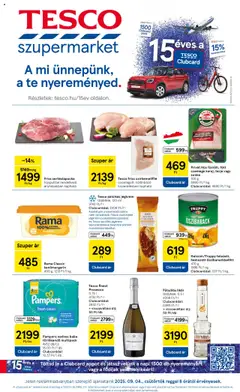 Előnézet Tesco Szupermarket - Akciós újság  érvényes 2025.09.04.-tól