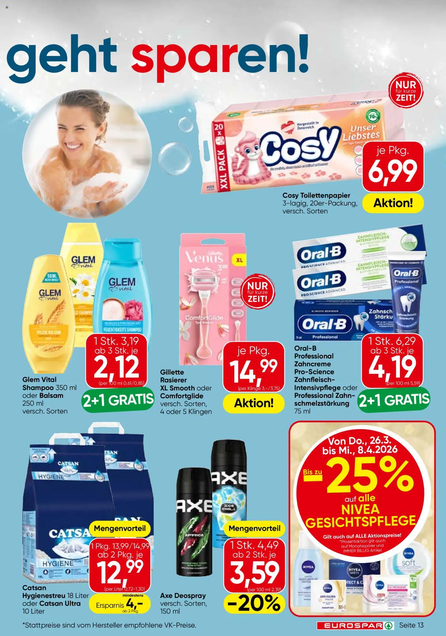 Eurospar Flugblatt - page 13- valid from 26.03.2026
