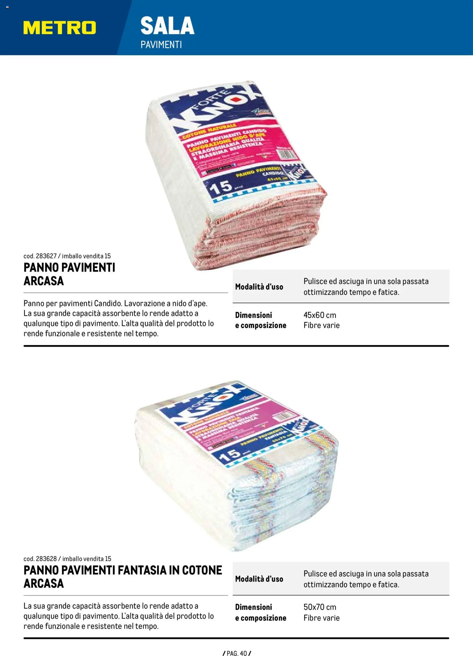 Metro Detergenza catalogo - pagina 40 - valido dal 07/01/2026