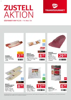 Vorschau Transgourmet Zustellaktion gültig ab 09.03.2026
